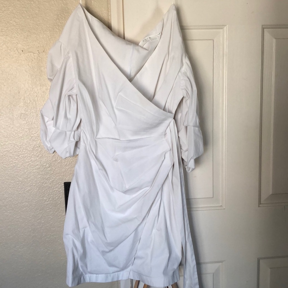 Mini white dress
